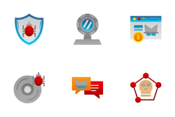 Internet-Sicherheit Icon Pack