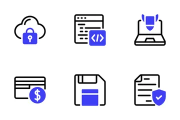 Internet-Sicherheit Symbolpack