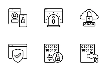 Internet-Sicherheit Symbolpack