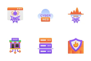 Cyber Web Icon Pack