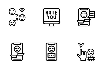 Cyberbullying Icon Pack