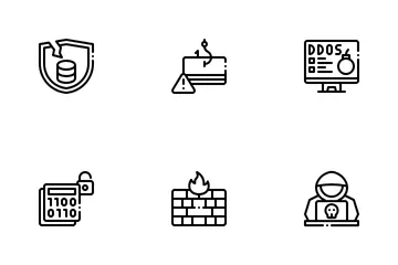 Cybercrime & Hacking Icon Pack
