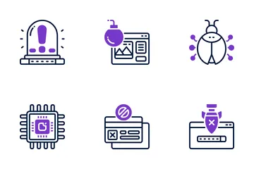 Cybercriminalité Icon Pack