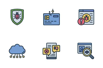 Cybercriminalité Icon Pack