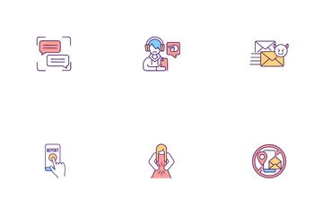 Cyberharassment Icon Pack