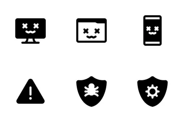 Cyberkriminalität Symbolpack