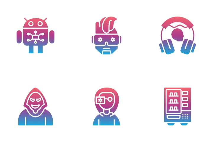 80 Cyberpunk Icon Packs, Logos, Symbols - Free Download in SVG, PNG ...