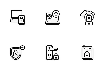 La cyber-sécurité Pack d'Icônes
