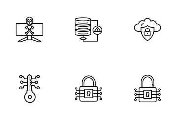 Internet-Sicherheit Symbolpack