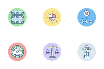 Dados e crescimento Pacote de Ícones