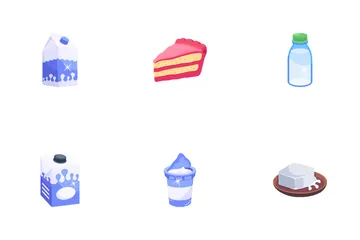 Dairy And Milk Icon Pack