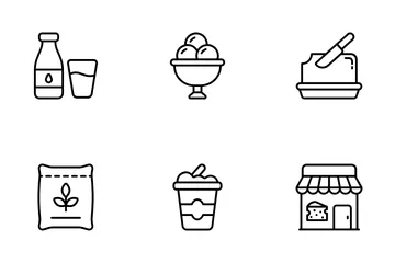 Dairy Farming Icon Pack