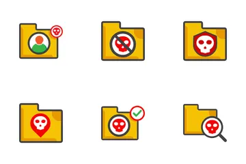 Danger Data Folder Icon Pack