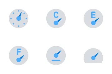 Dashboard, Speedometer Icon Pack