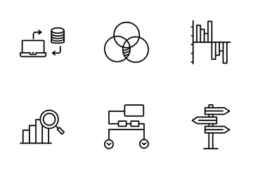 데이터 분석 아이콘 팩