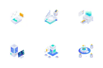 Data Analysis And Growth Icon Pack