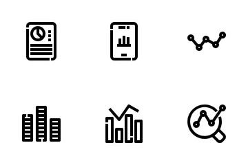 Data Analytics And Data Storage Icon Pack