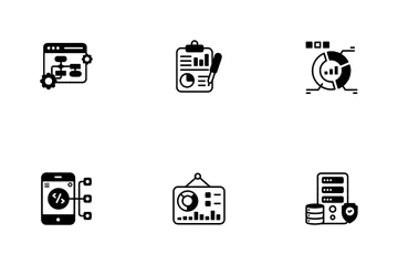 Data Analytics & Statistics Icon Pack