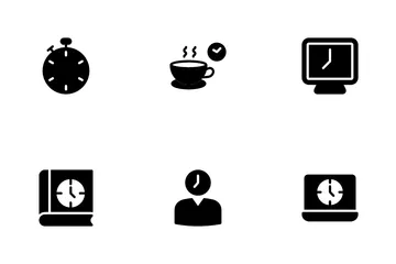 Data e hora Pacote de Ícones