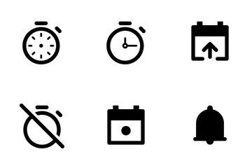 Data e hora Icon Pack