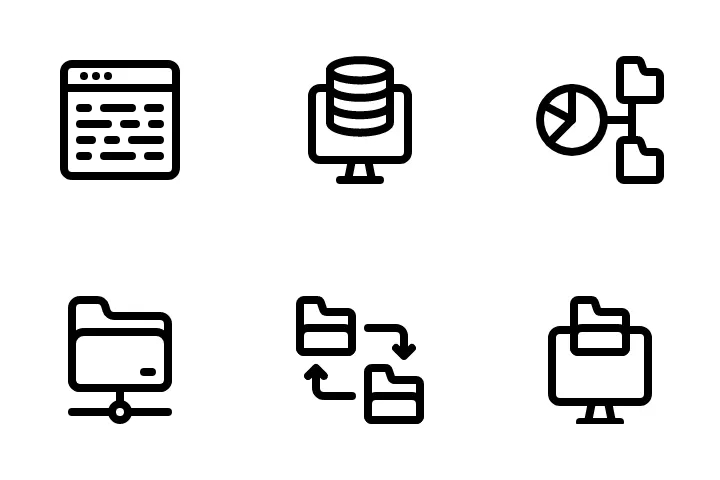 4,293 Database Management Icon Packs - Free in SVG, PNG, ICO - IconScout