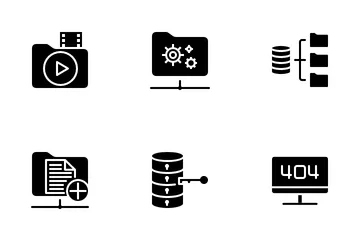 Data Network Icon Pack