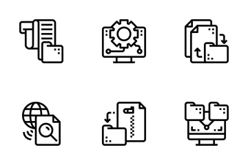 Data Organization  Icon Pack