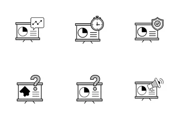 Data Presentation And Decision-Making Icon Pack