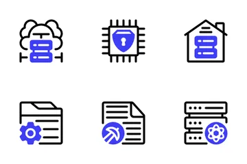 Data Processing Icon Pack