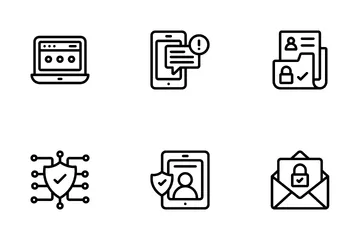 Data Protection And Regulation Icon Pack