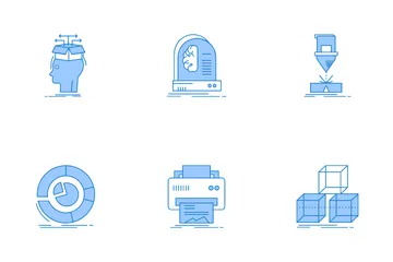 Data Science And Fabrication Lab Icon Pack