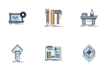 Data Science And Fabrication Lab Icon Pack