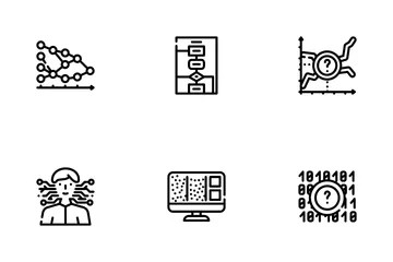 Data Science Innovate Technology Icon Pack