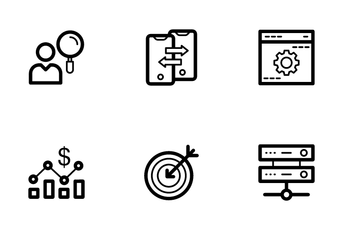 Data Sciences And Data Analytics Icon Pack