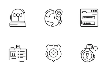 Data Security And Protections Icon Pack