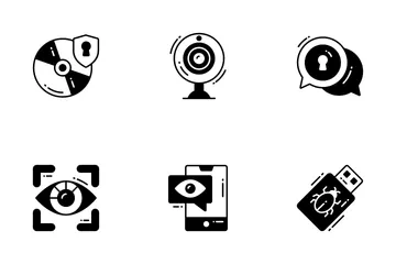 Data Security And Protections Icon Pack