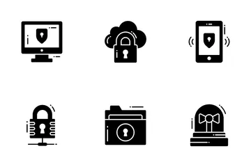 Data Security And Protections Icon Pack