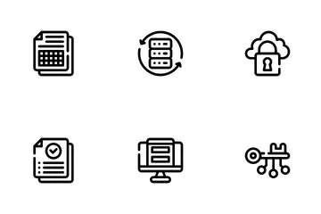 Data Security Tools Icon Pack