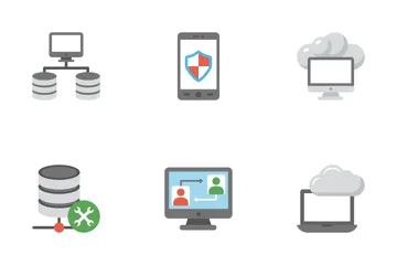 Data Storage And Databases Icon Pack