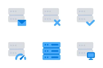 Data Storage, Server Vol-1 Icon Pack