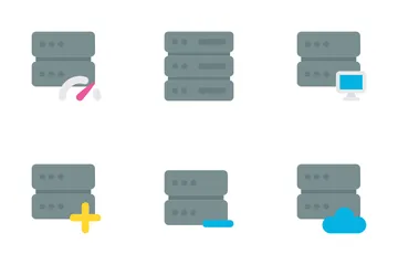 Data Storage, Server Vol-1 Icon Pack