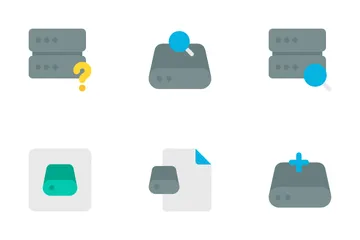 Data Storage, Server Vol-3 Icon Pack