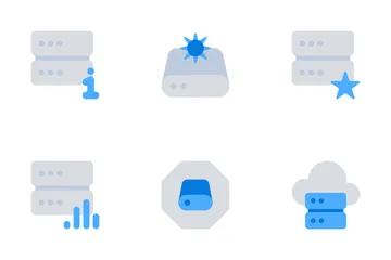 Data Storage, Server Vol-4 Icon Pack