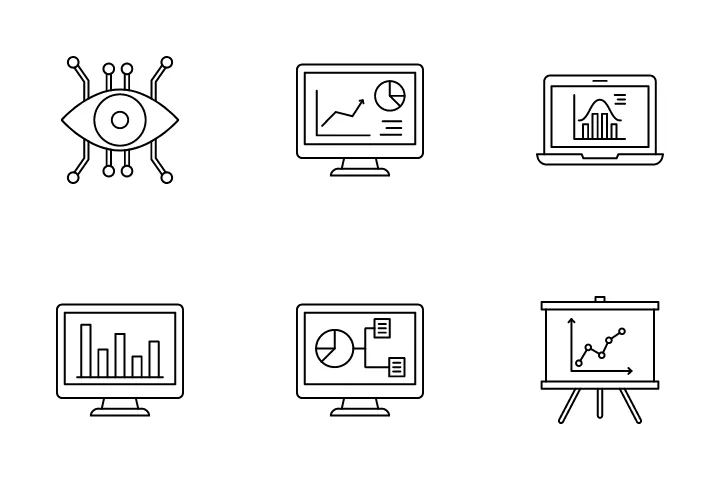 Data Visualization Icon Pack - 30 Free Download Business Icons | IconScout