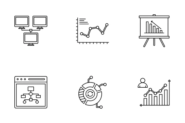 Download Data Visualization Icon pack Available in SVG, PNG & Icon Fonts