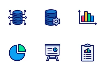 Data Visualization And Analytics Icon Pack