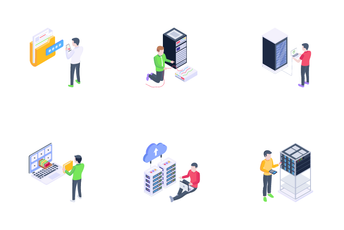 Database And Data Technology Icon Pack