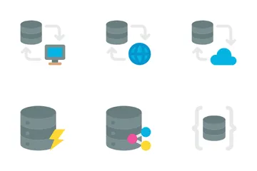 Database And Server Vol-2 Icon Pack