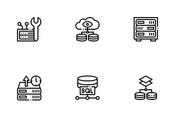 Database And Servers Icon Pack