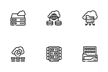 Database And Servers Icon Pack